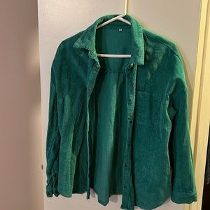 Corduroy shacket